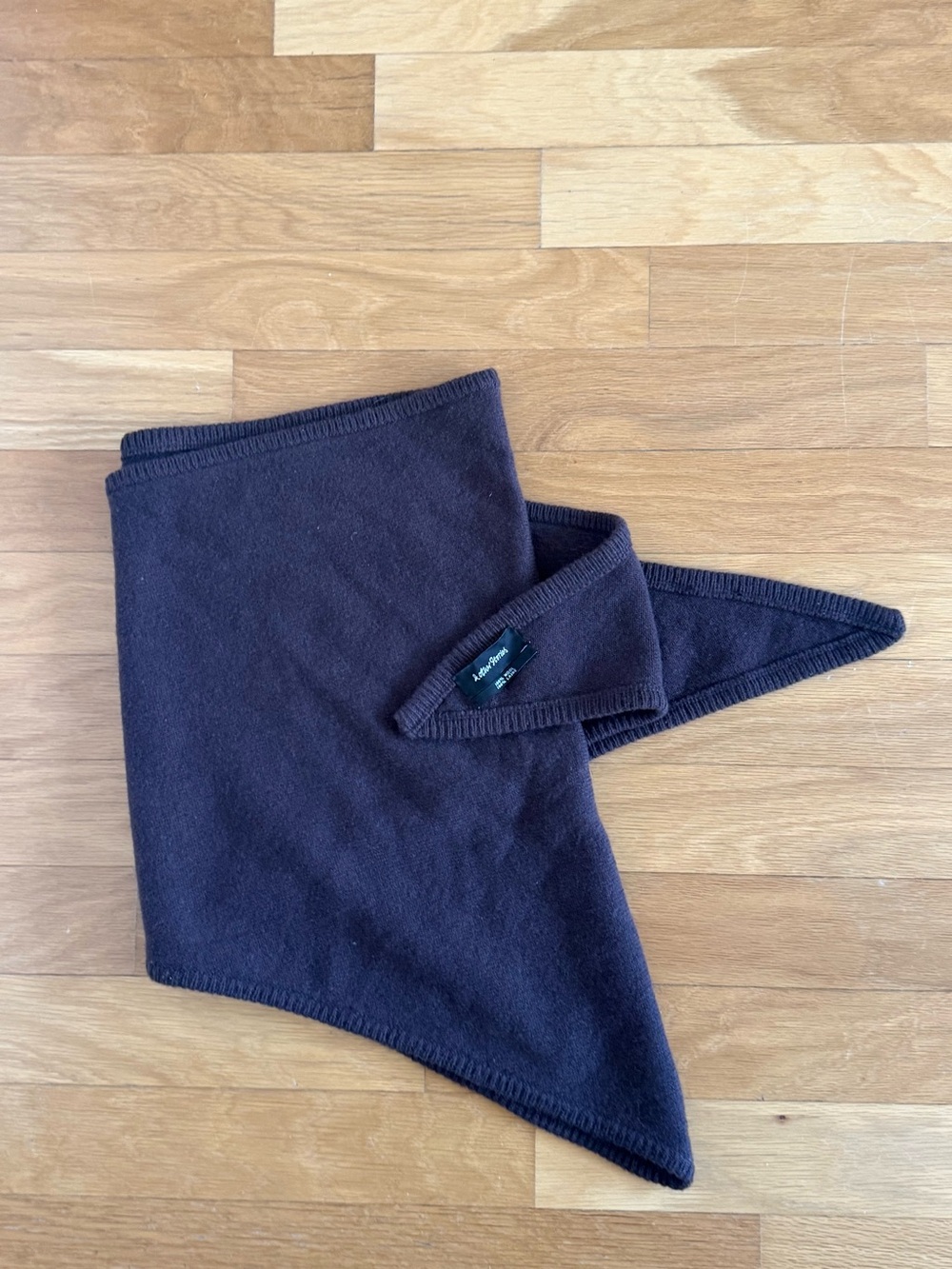 & Other Stories long wool triangle scarf